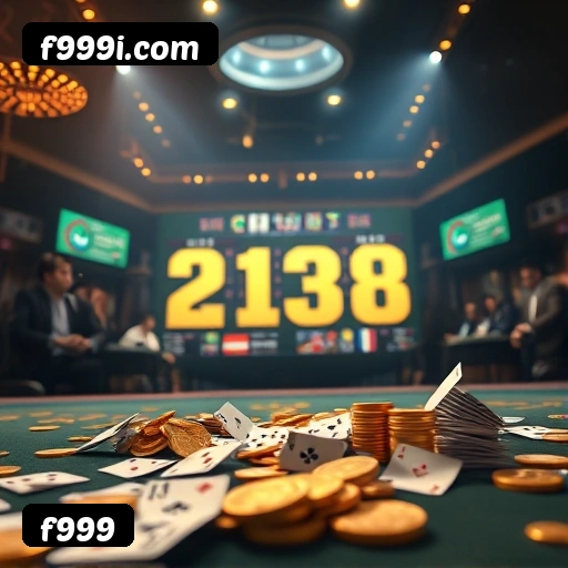 Números do app f999 em material de marketing — ilustração, não auditoria